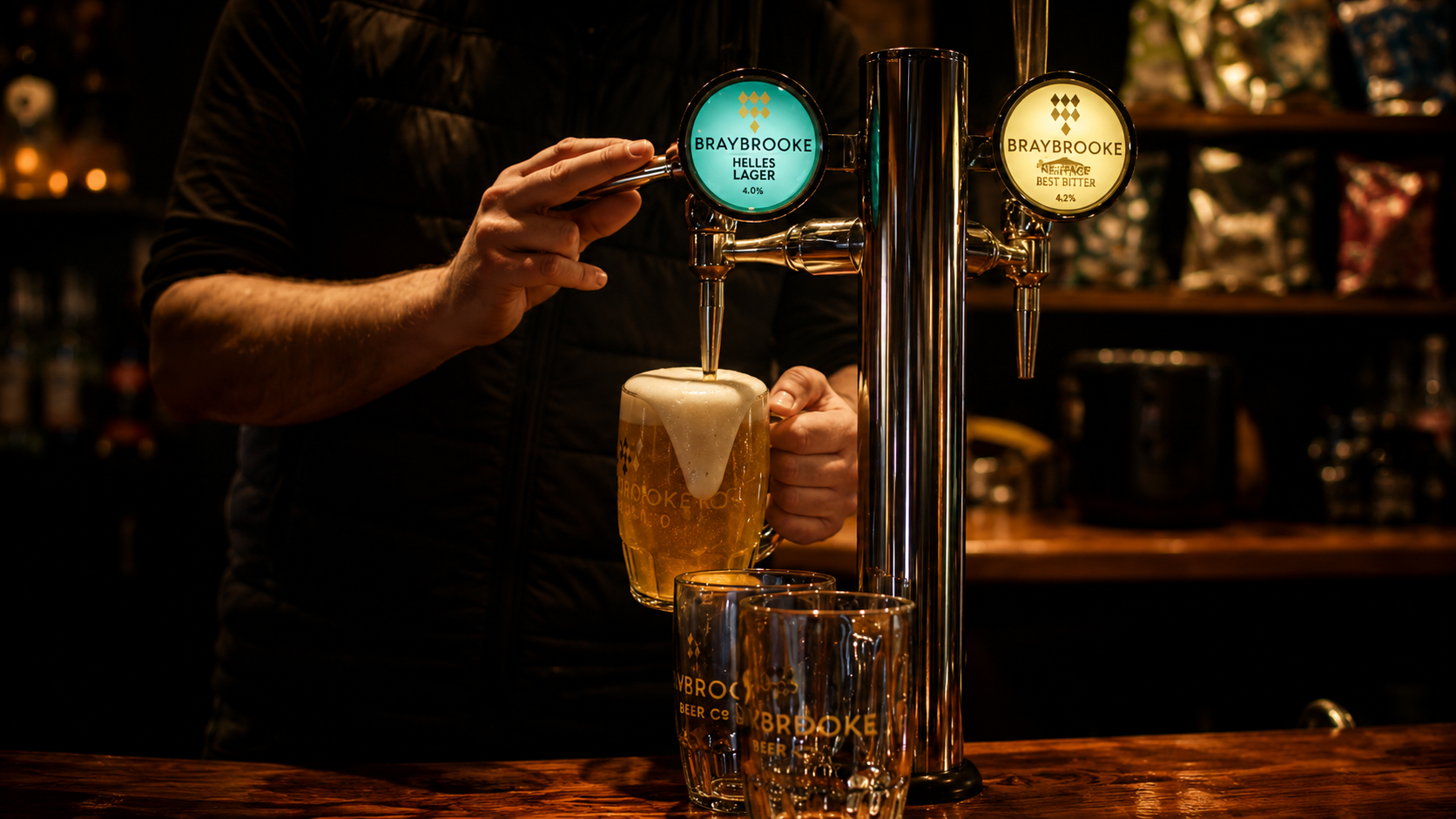 Braybrooke Helles Lager (4.2%)