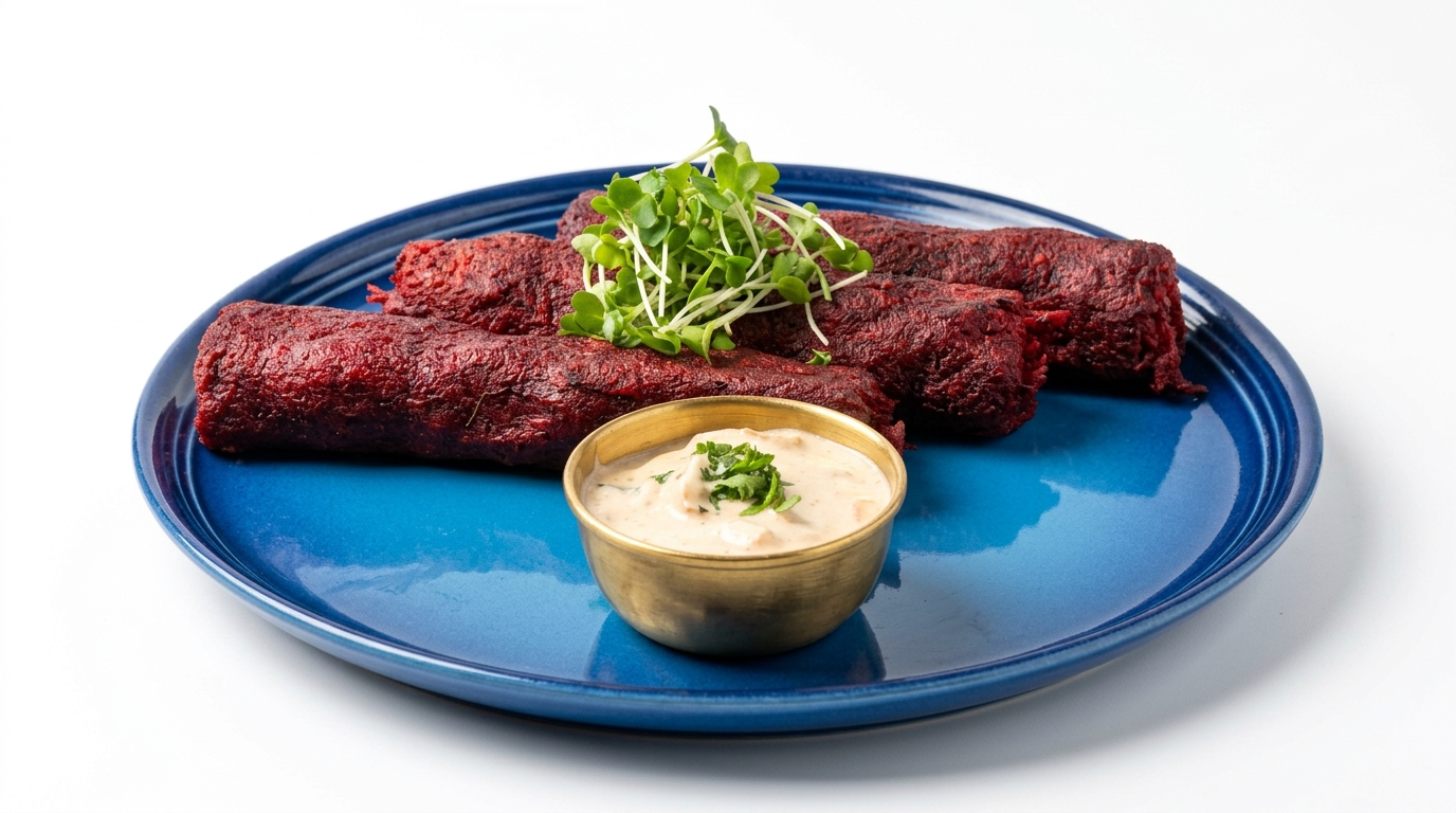 Beetroot Kakori Seekh