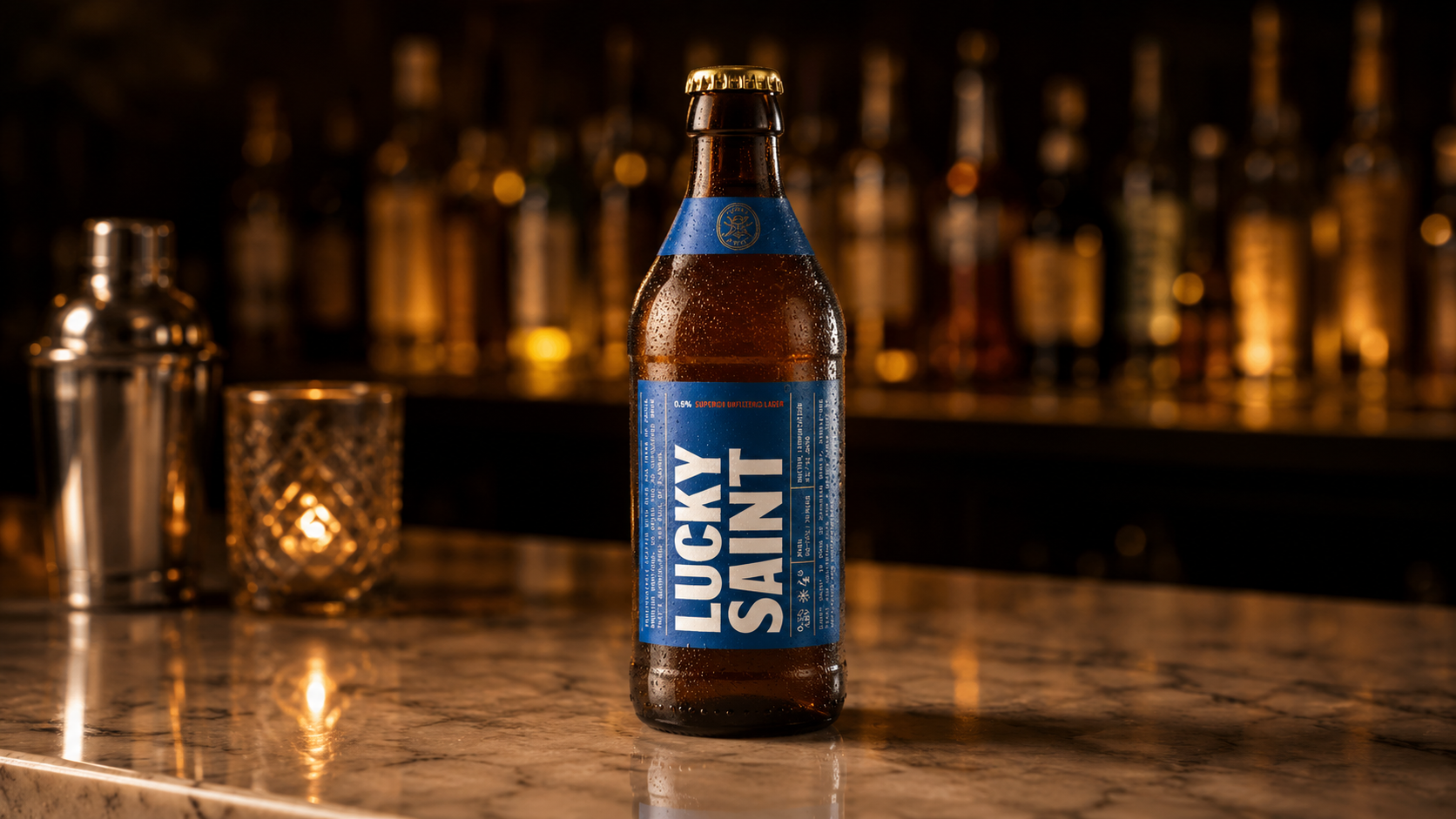 Lucky Saint Lager 0.5%